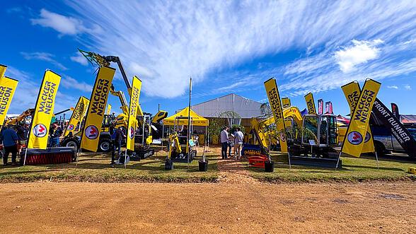 Wacker Neuson stand at NAMPO Cape